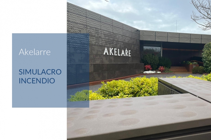Simulacro incendio Akelarre